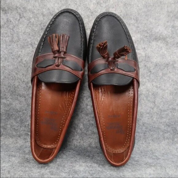 Allen Edmonds Shoes Mens 8 Ashford Tassel Loafers Moc Toe Slip On Casual Classic main image 4